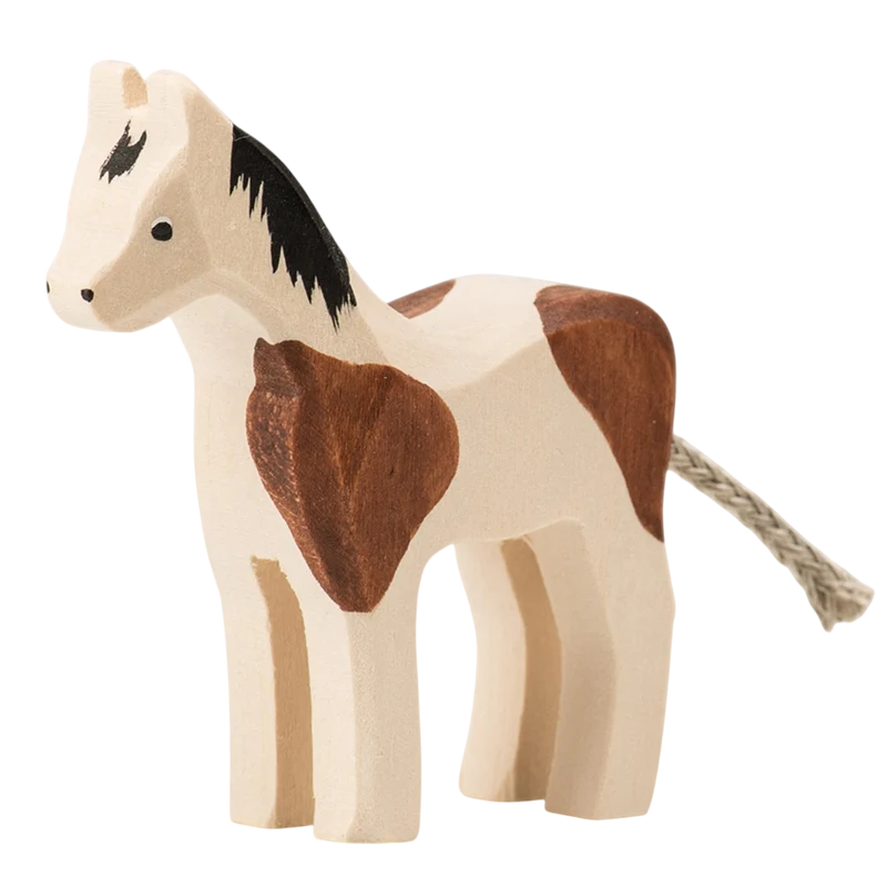 Trauffer Pinto Pferd klein Holztier Trauffer