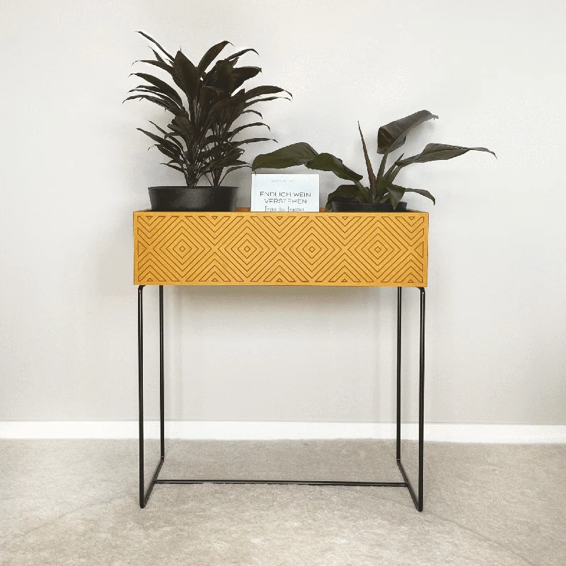 Nevi the plantbox Senfgelb, Schwarz L