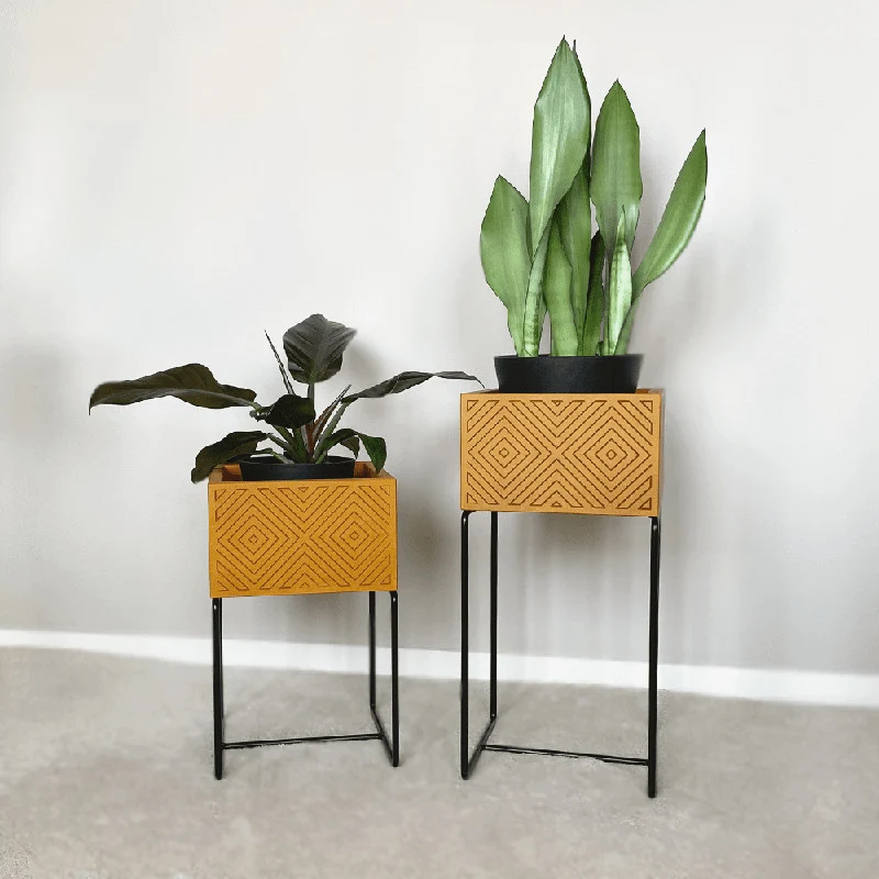 Nevi the plantbox Senfgelb, Schwarz S