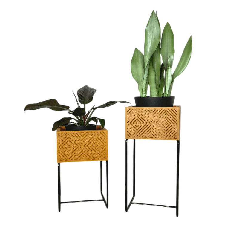 Nevi the plantbox Senfgelb, Schwarz S