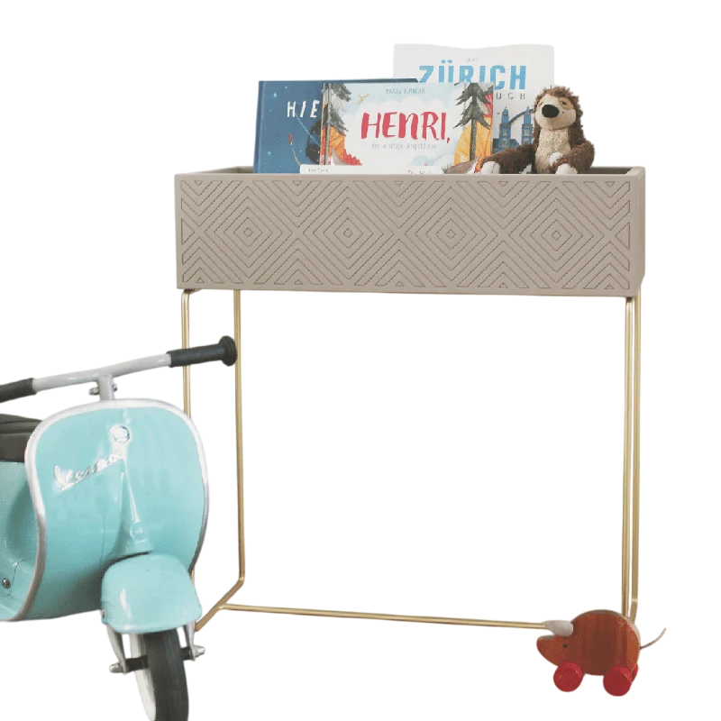 Nevi the plantbox Sandgrau, Gold L