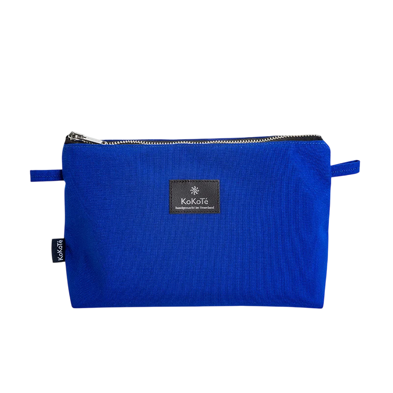Necessaire "Nessi" blau, Futter schwarz