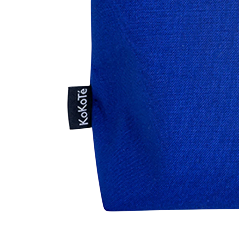Necessaire "Nessi" blau, Futter schwarz