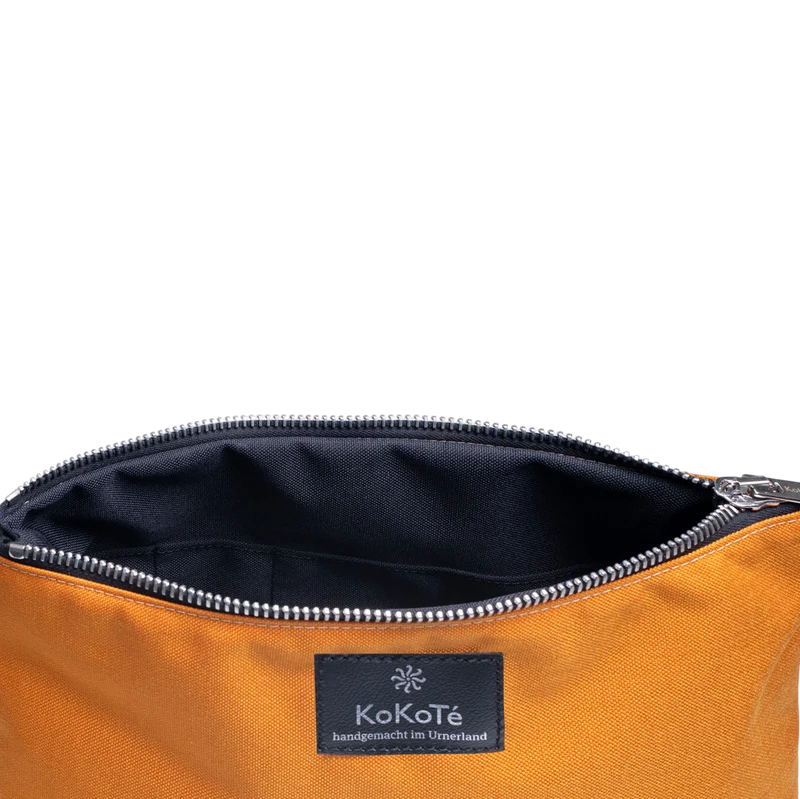 Necessaire "Nessi" ocker, Futter schwarz
