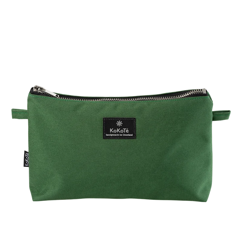 Necessaire "Nessi" grün, Futter schwarz