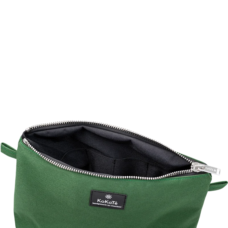 Necessaire "Nessi" grün, Futter schwarz
