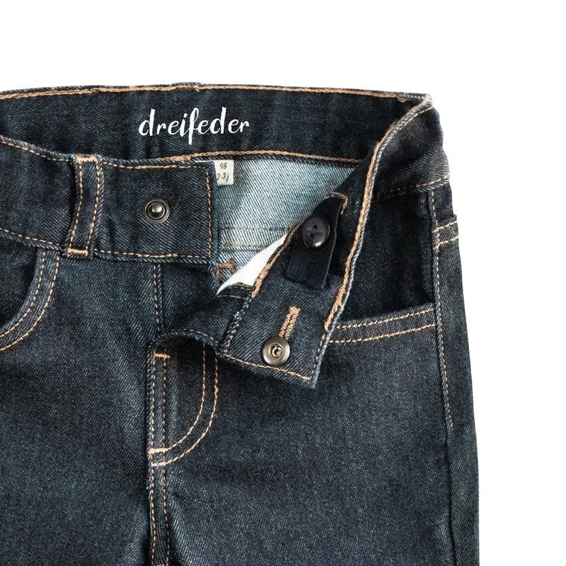 Midi Jeans indigo