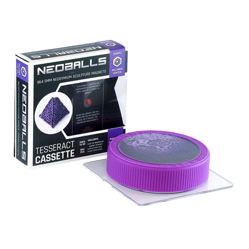 Magnetkugeln Violett - Tesseract Cassette