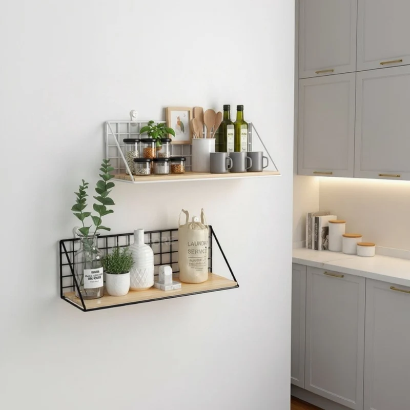 ETAGERE DE CUISINE MURALE | MetalWood™