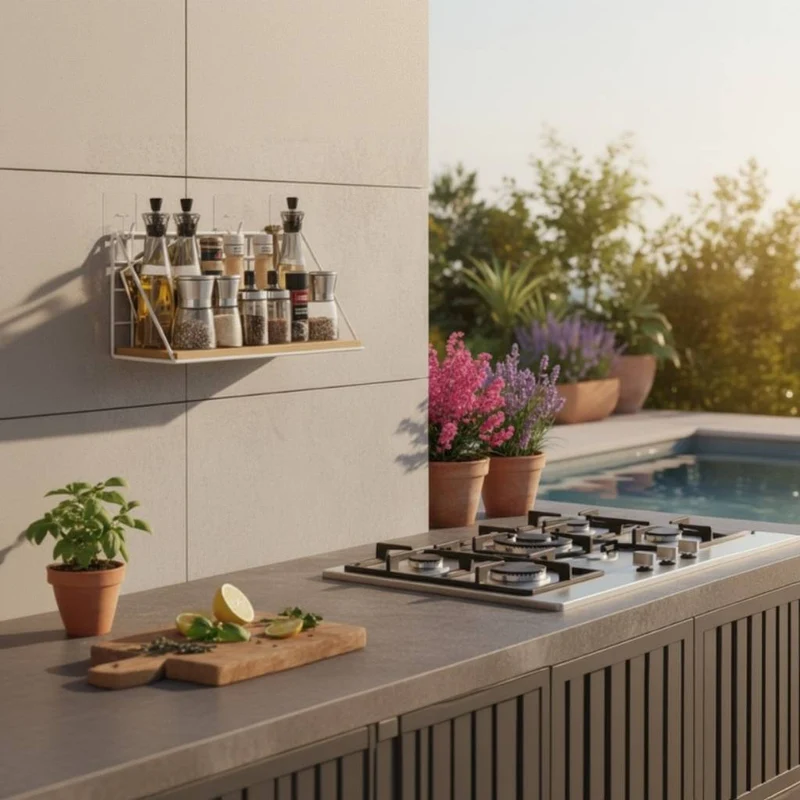 ETAGERE DE CUISINE MURALE | MetalWood™