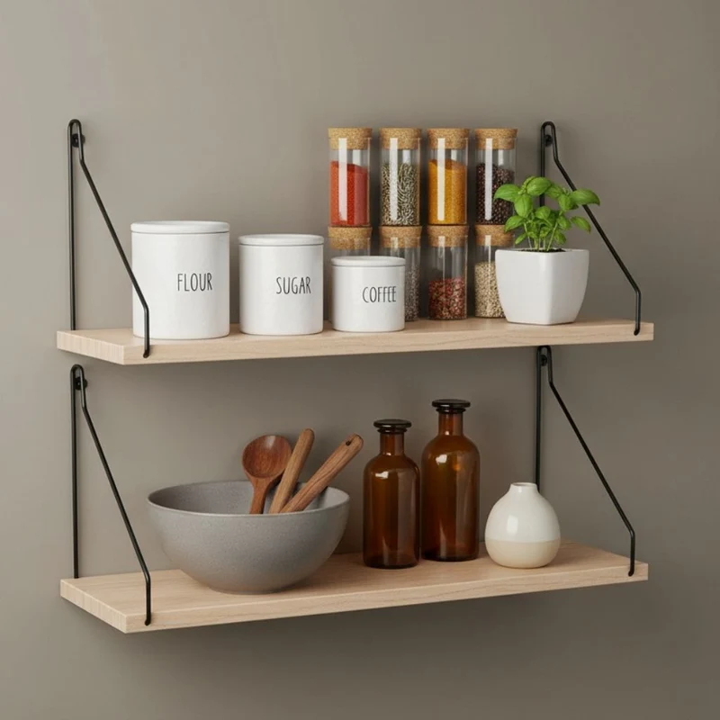ETAGERE MURALE POUR CUISINE | NordikShelf™