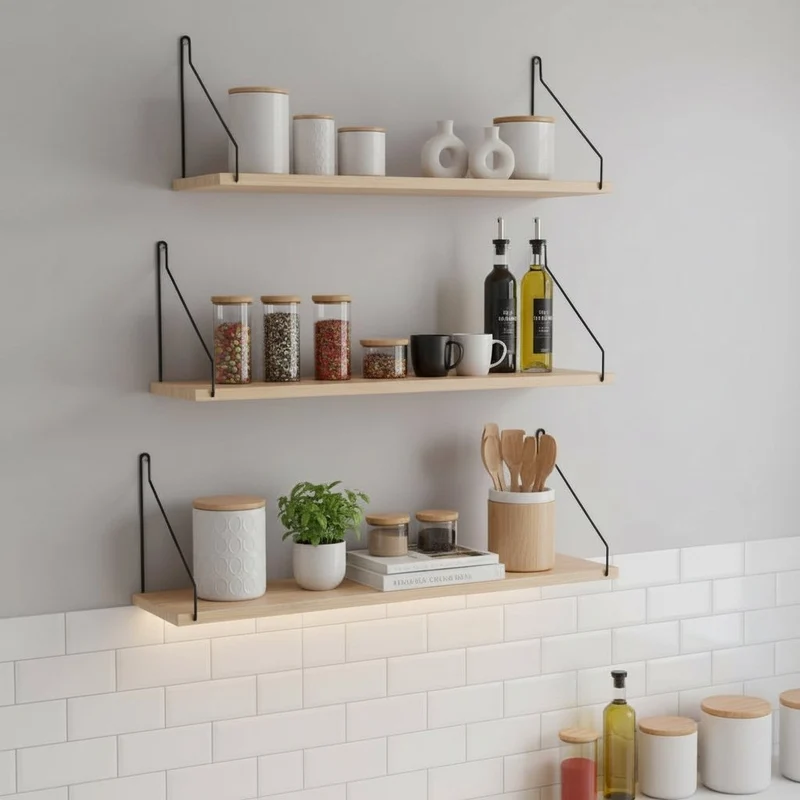 ETAGERE MURALE POUR CUISINE | NordikShelf™