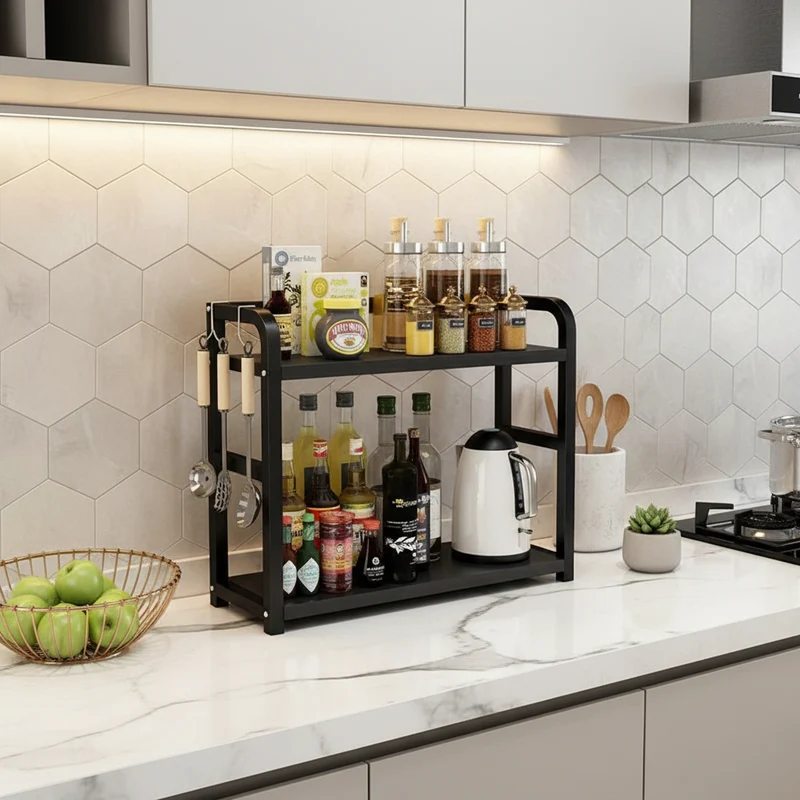 ETAGERE POUR PLAN DE TRAVAIL CUISINE | WoodIron™
