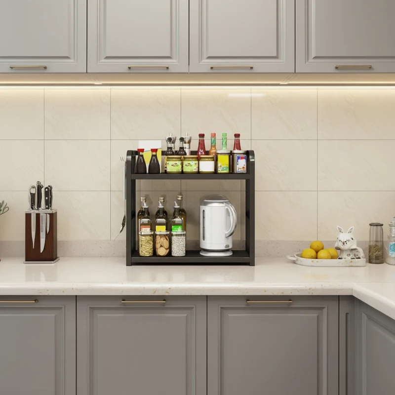 ETAGERE POUR PLAN DE TRAVAIL CUISINE | WoodIron™