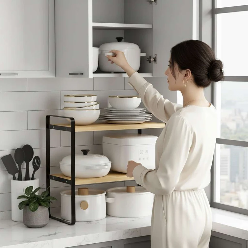 ETAGERE POUR PLACARD CUISINE | Structo™ Double 40 cm