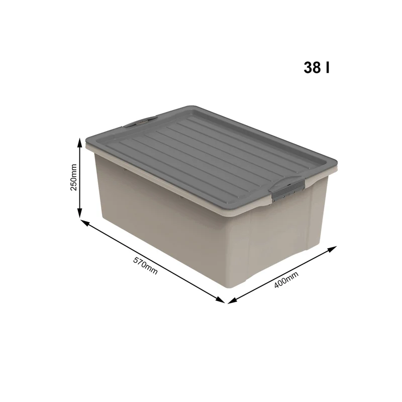 2er Set Stapelboxen COMPACT
