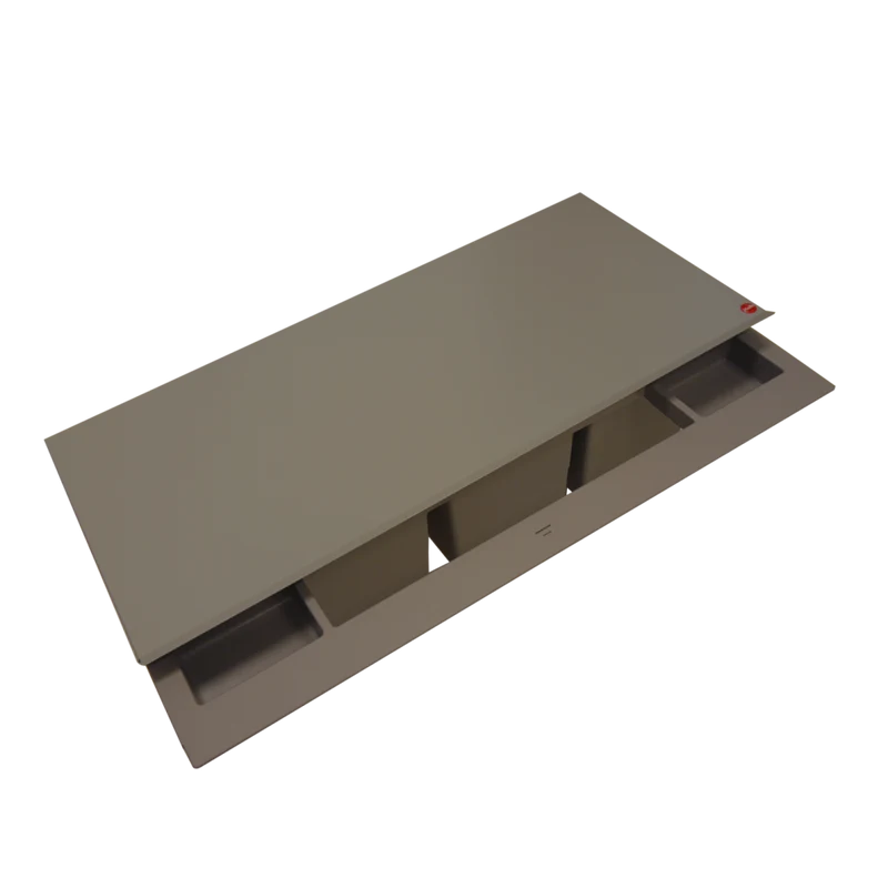 Aménagement tri 4 seaux 52 L pour meuble de 900 mm