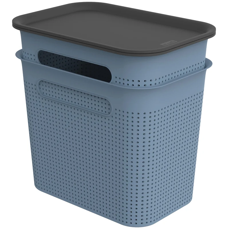 2er Set Boxen mit Deckel 7 l BRISEN