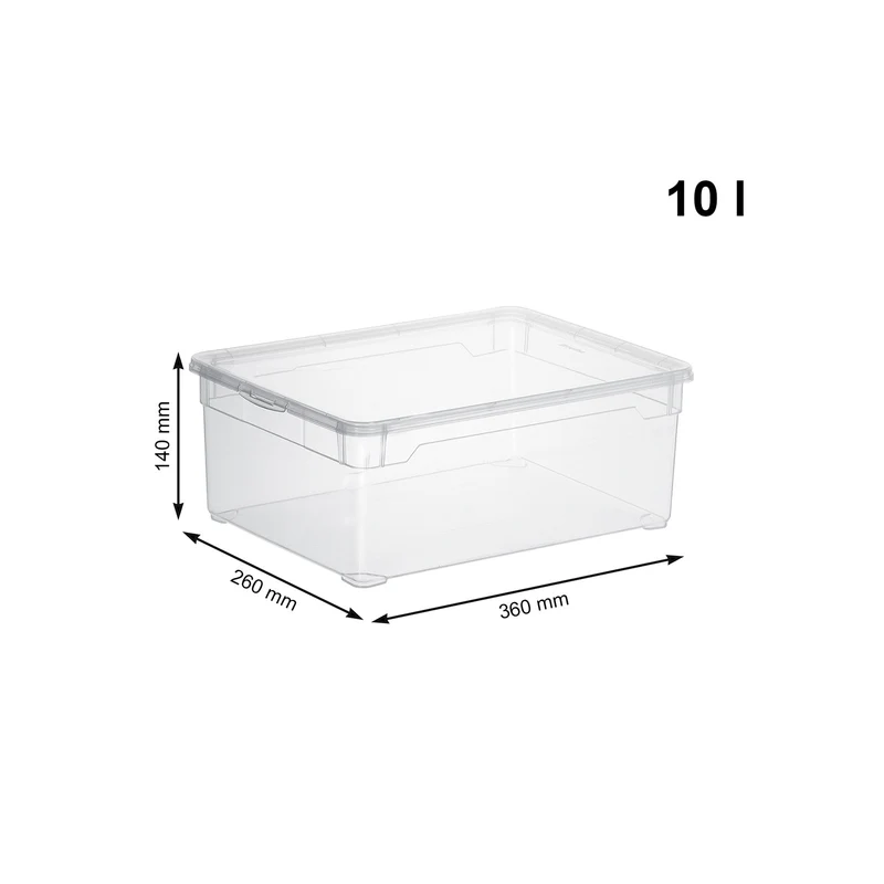 3er Set Box Men Shoe CLEAR