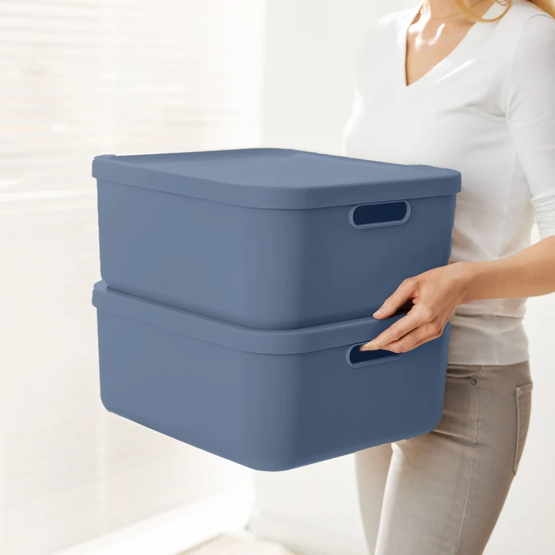 Aufbewahrungsboxen-Set 3tlg. 2x 20l und 55l ALBULA LIGHT