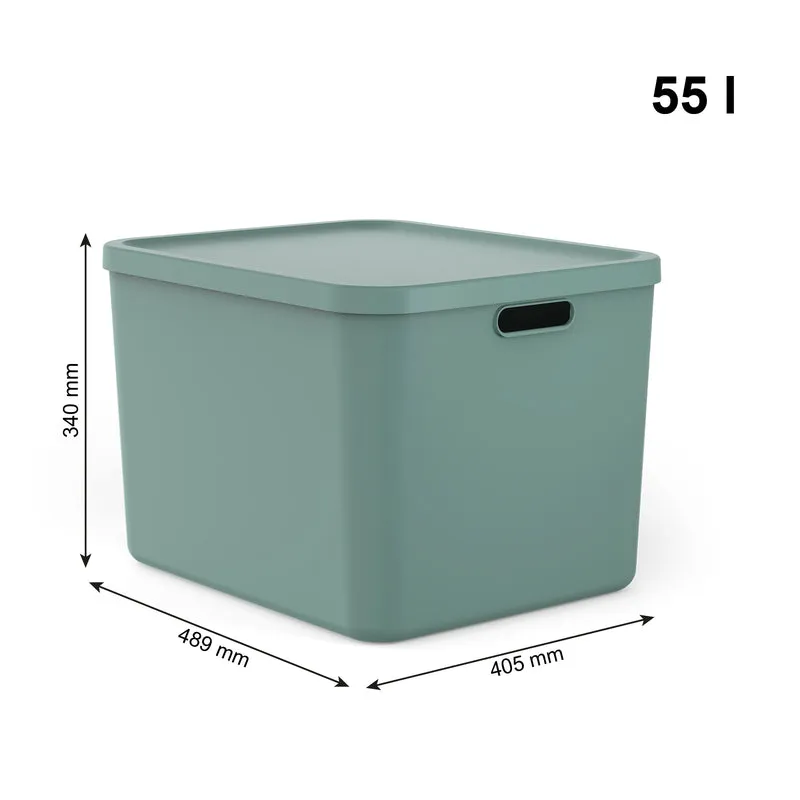Aufbewahrungsboxen-Set 3tlg. 2x 12l und 55l ALBULA LIGHT