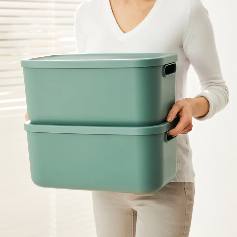 Aufbewahrungsbox 4er Set 12 l ALBULA LIGHT