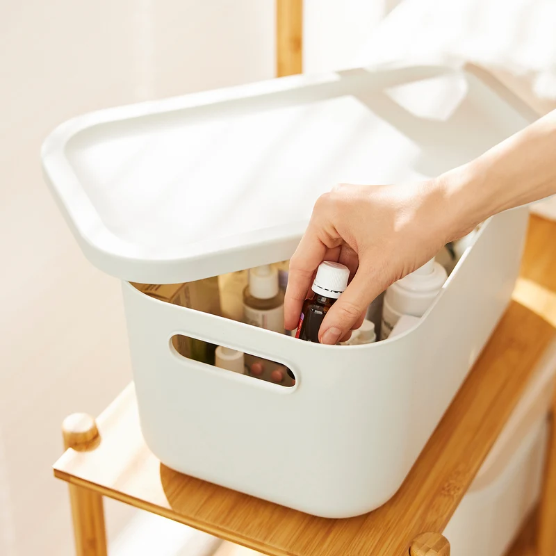 Aufbewahrungsbox 4er Set 12 l ALBULA LIGHT