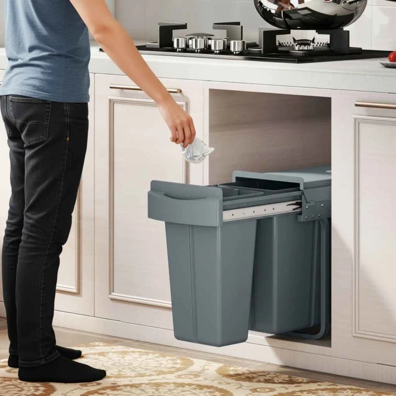 POUBELLES COULISSANTES SOUS EVIER | BacCoulissant™