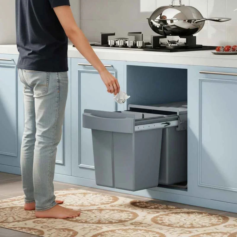 POUBELLES COULISSANTES SOUS EVIER | BacCoulissant™