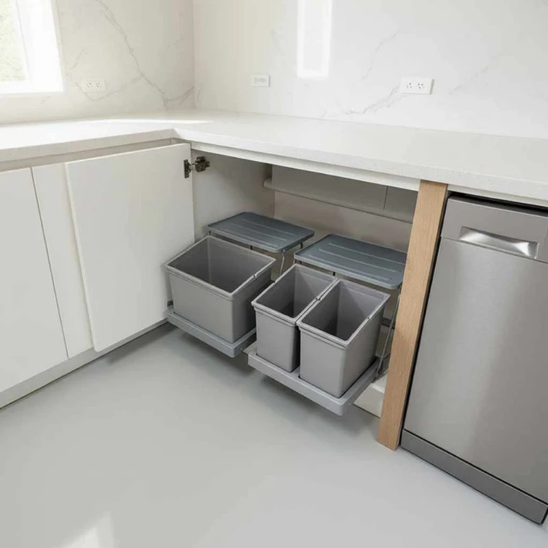 POUBELLE COULISSANTE SOUS EVIER | SinkMate Bin 16L™