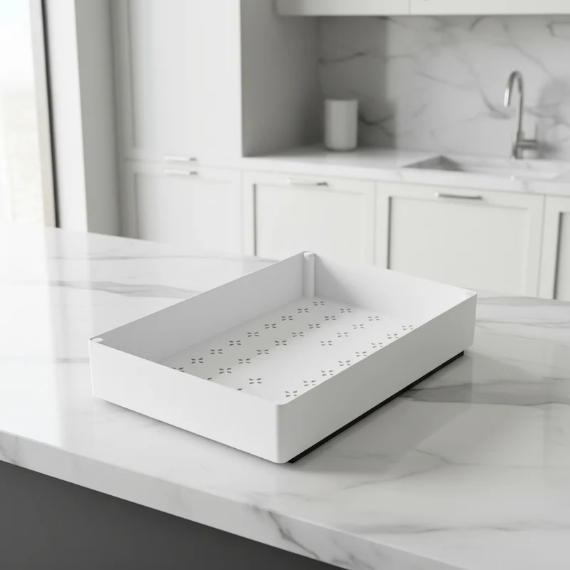 RANGEMENT TIROIR EPICES | FlexiDraw™ Blanc