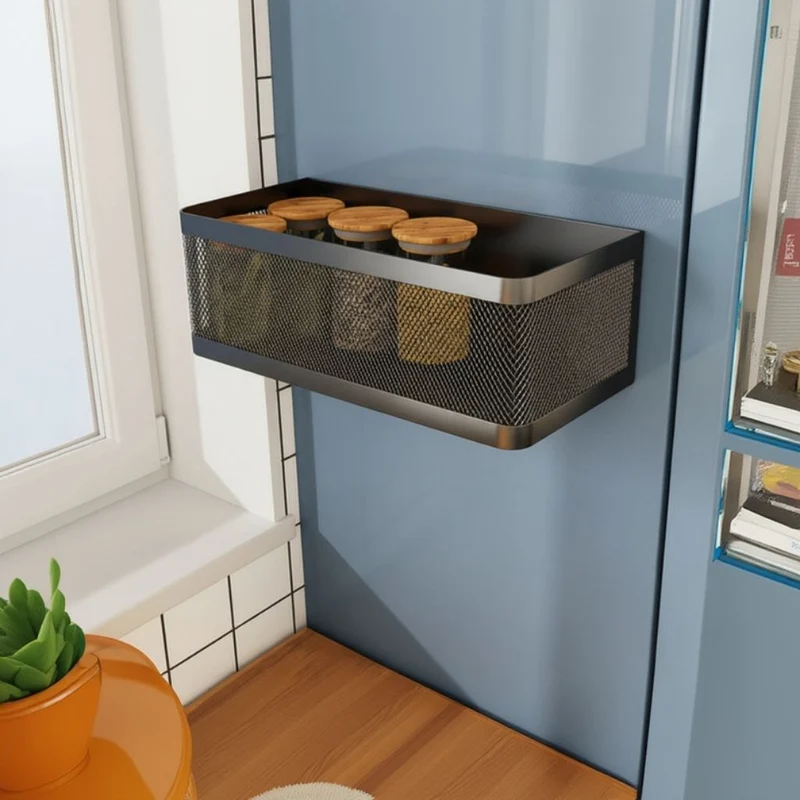 ETAGERE EPICES MURALE | MagRack™ Noir