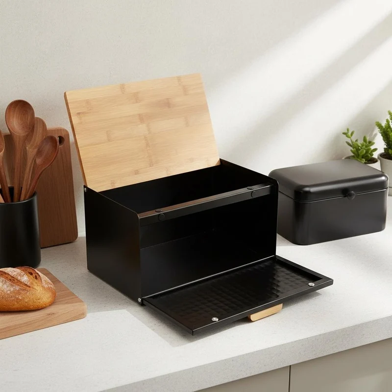 BOITE A PAIN DESIGN | Ferraboo™ Noir