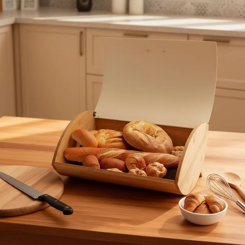 BOITE À PAIN EN BOIS | Panélys™ Crème