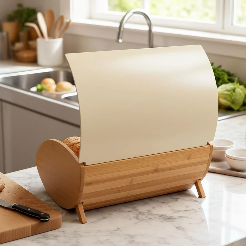 BOITE À PAIN EN BOIS | Panélys™ Crème