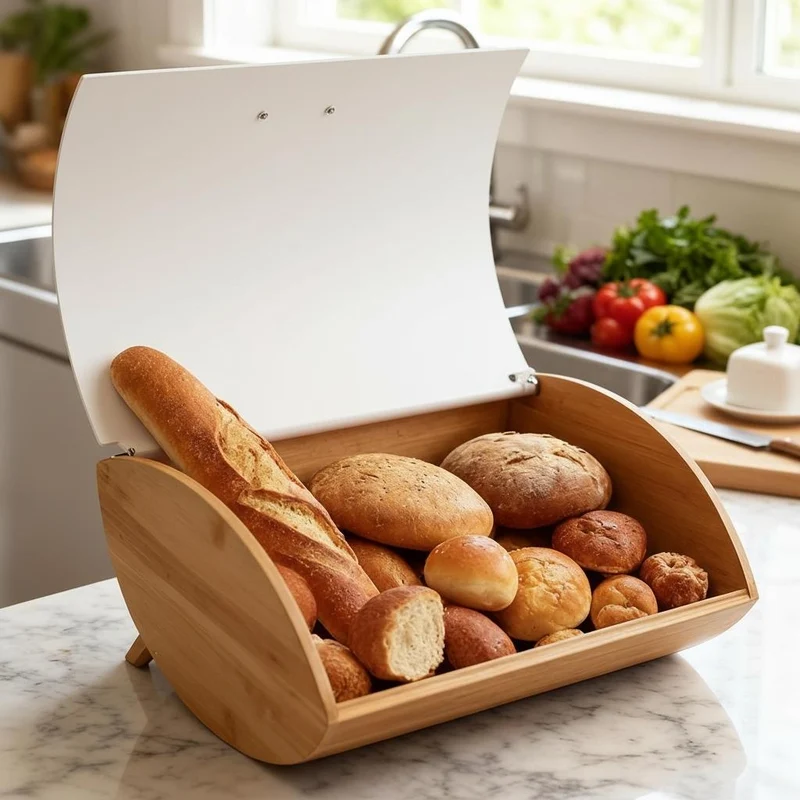 BOITE À PAIN BOIS | Panélys™ Blanc