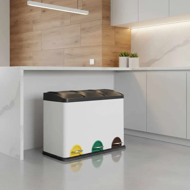 Poubelle pour tri selectif cuisine | TriHarmony™