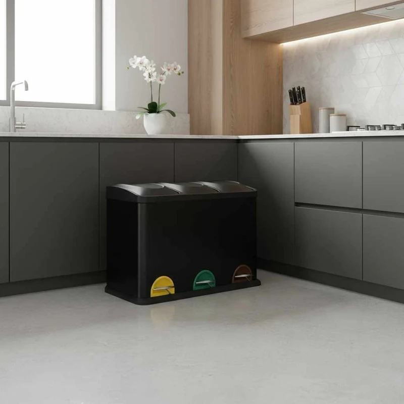 Poubelle pour tri selectif cuisine | TriHarmony™