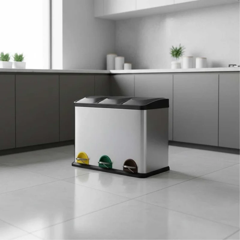 Poubelle pour tri selectif cuisine | TriHarmony™