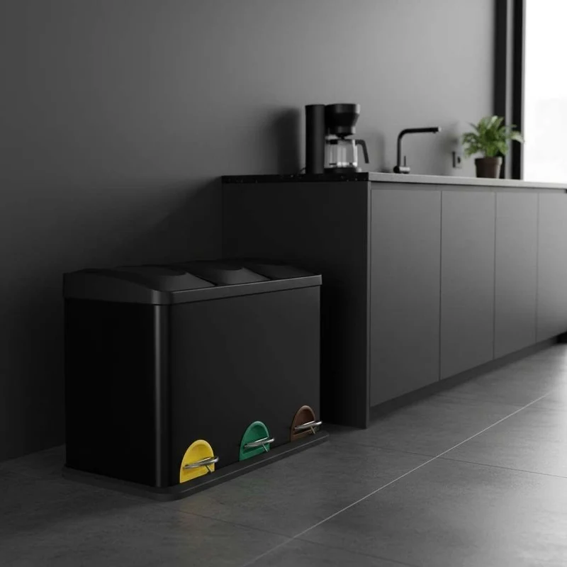 Poubelle pour tri selectif cuisine | TriHarmony™