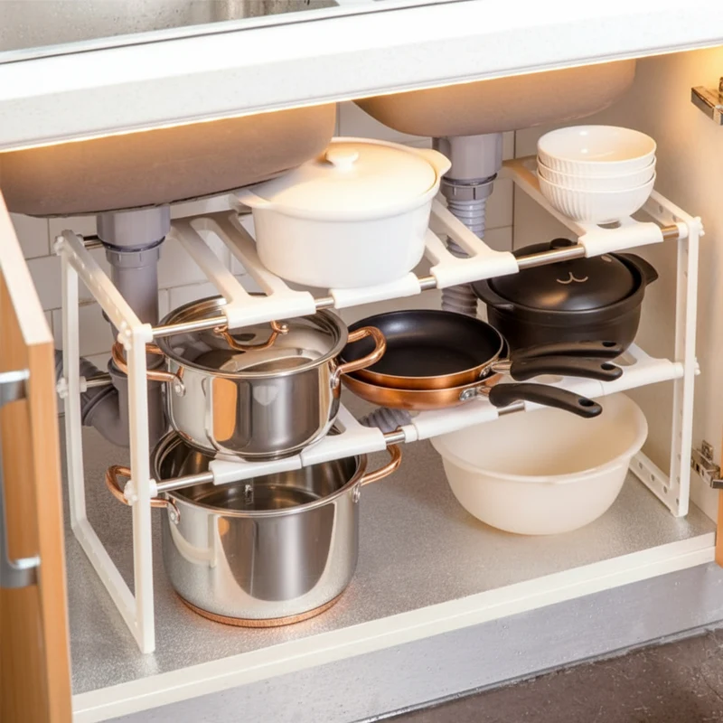 ÉTAGÈRE RÉTRACTABLE | SlideStore™ Blanc