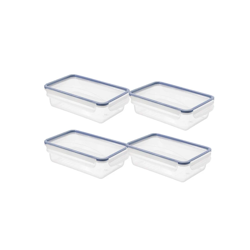 4er Set Kühlschrankdose 1,5 l CLIC & LOCK
