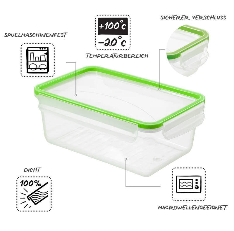 3er-Set 2l Rotho CLIC & LOCK