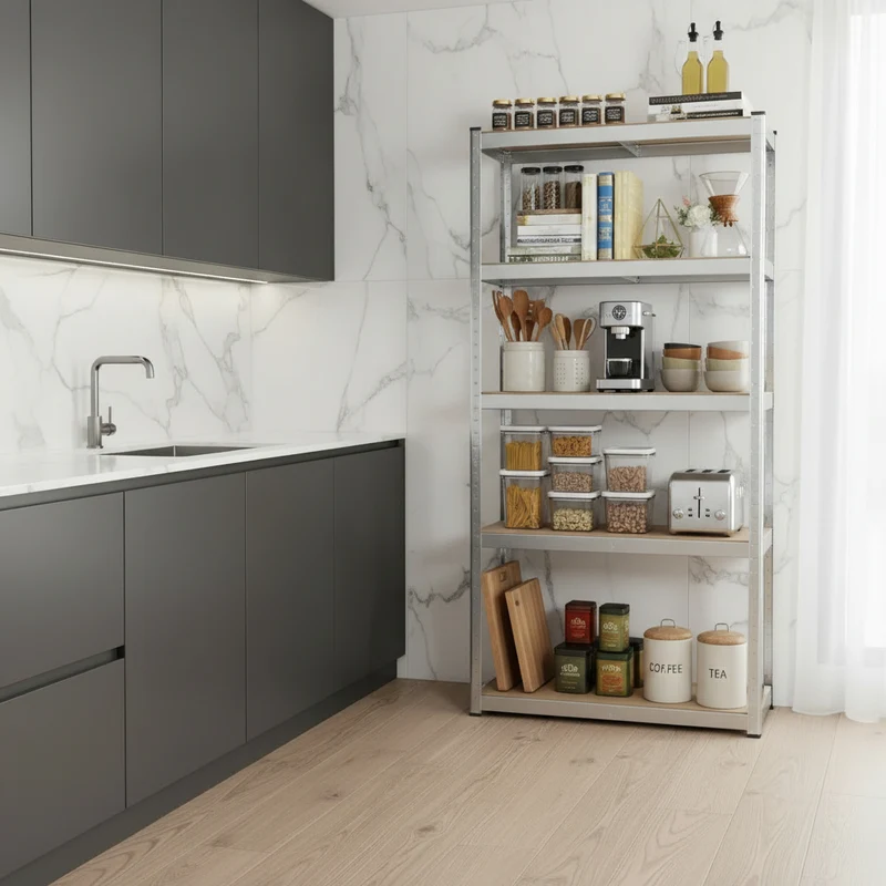 ÉTAGÈRE CUISINE SUR PIED | MaxiStore™ 5Niveaux