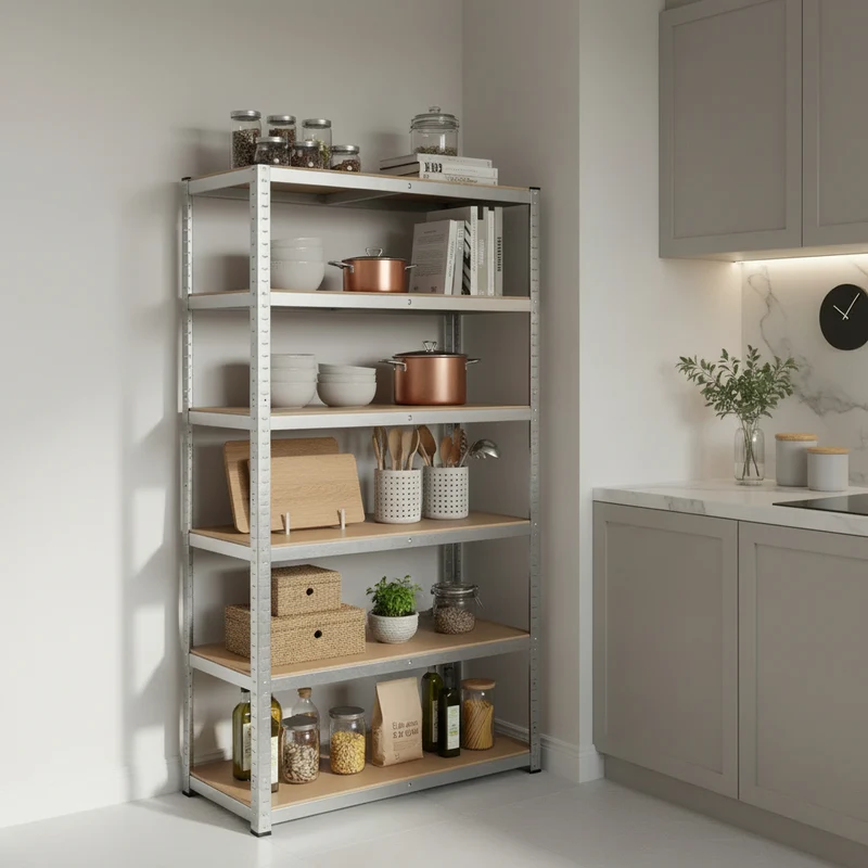 MEUBLE CUISINE ETAGERE | FlexiRack™ 5Niveaux 200cm