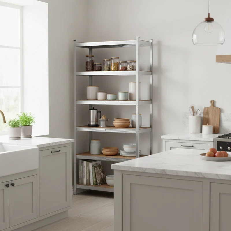 MEUBLE CUISINE ETAGERE | FlexiRack™ 5Niveaux 200cm