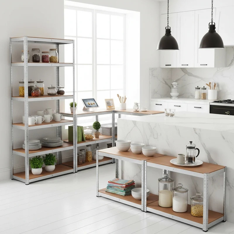 MEUBLE CUISINE ETAGERE | FlexiRack™ 5Niveaux 200cm