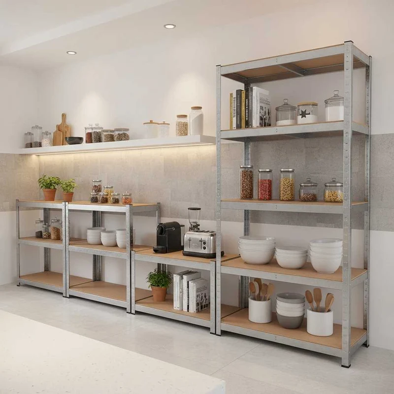 MEUBLE ETAGERE CUISINE | FlexiRack™ 5Niveaux 170cm