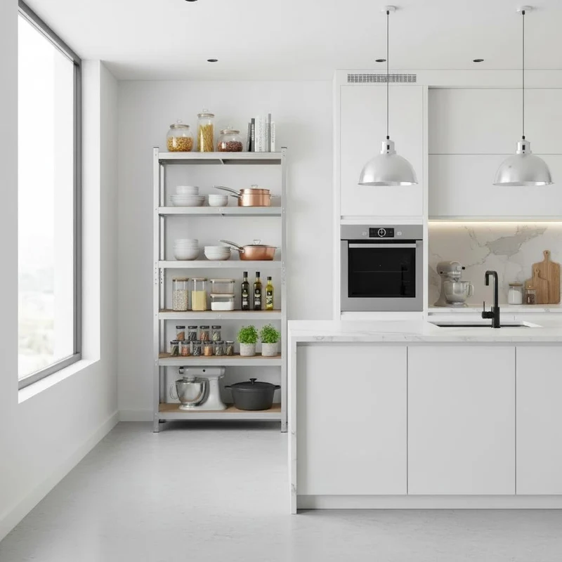 MEUBLE ETAGERE CUISINE | FlexiRack™ 5Niveaux 170cm