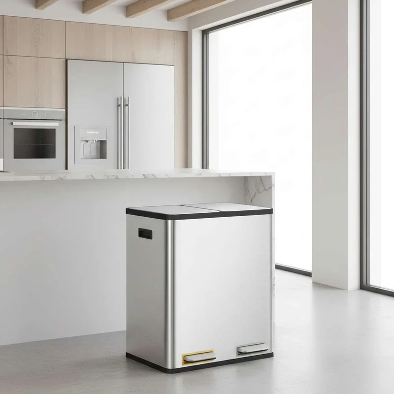 POUBELLE POUR TRI SELECTIF | ColorSort™ Duo60L